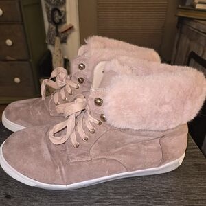 Torrid Faux Leather With Faux Fur- Size 12